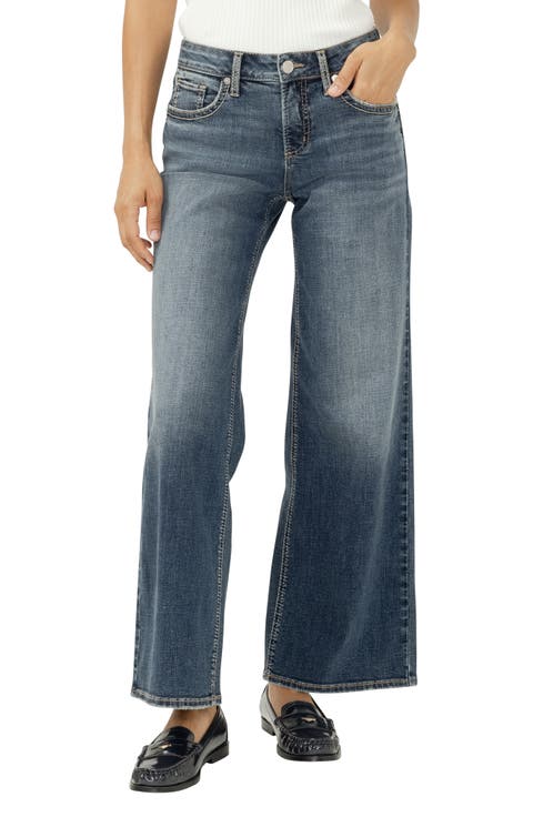 Suki Curvy Mid Rise Wide Leg Jeans (Billie)