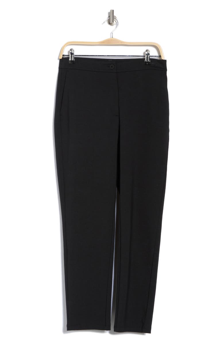Eileen Fisher High Waist Ponte Knit Slim Ankle Pants, Alternate, color, 