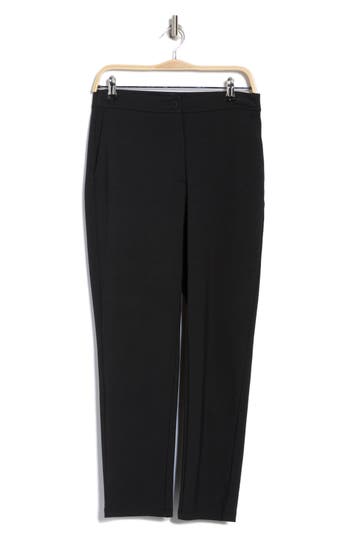 Eileen Fisher High Waist Ponte Knit Slim Ankle Pants