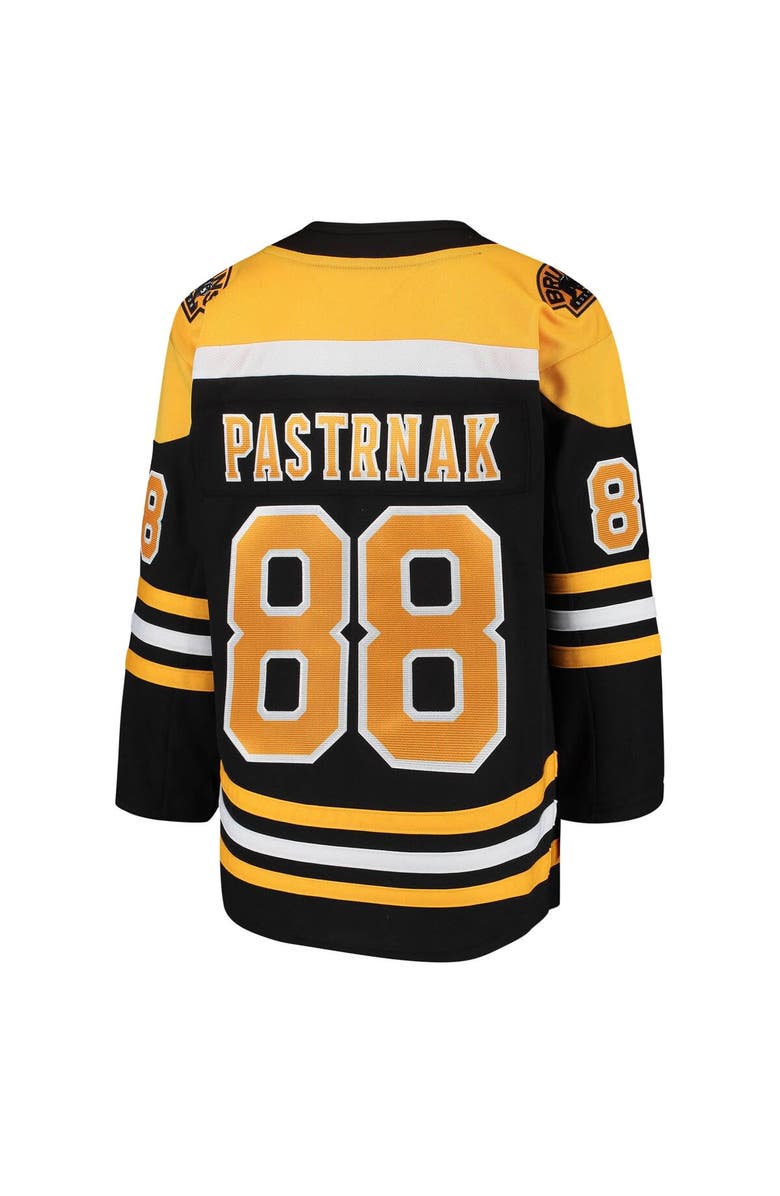 Outerstuff Youth David Pastrnak Black Boston Bruins Home Premier Player Jersey, Alternate, color, 