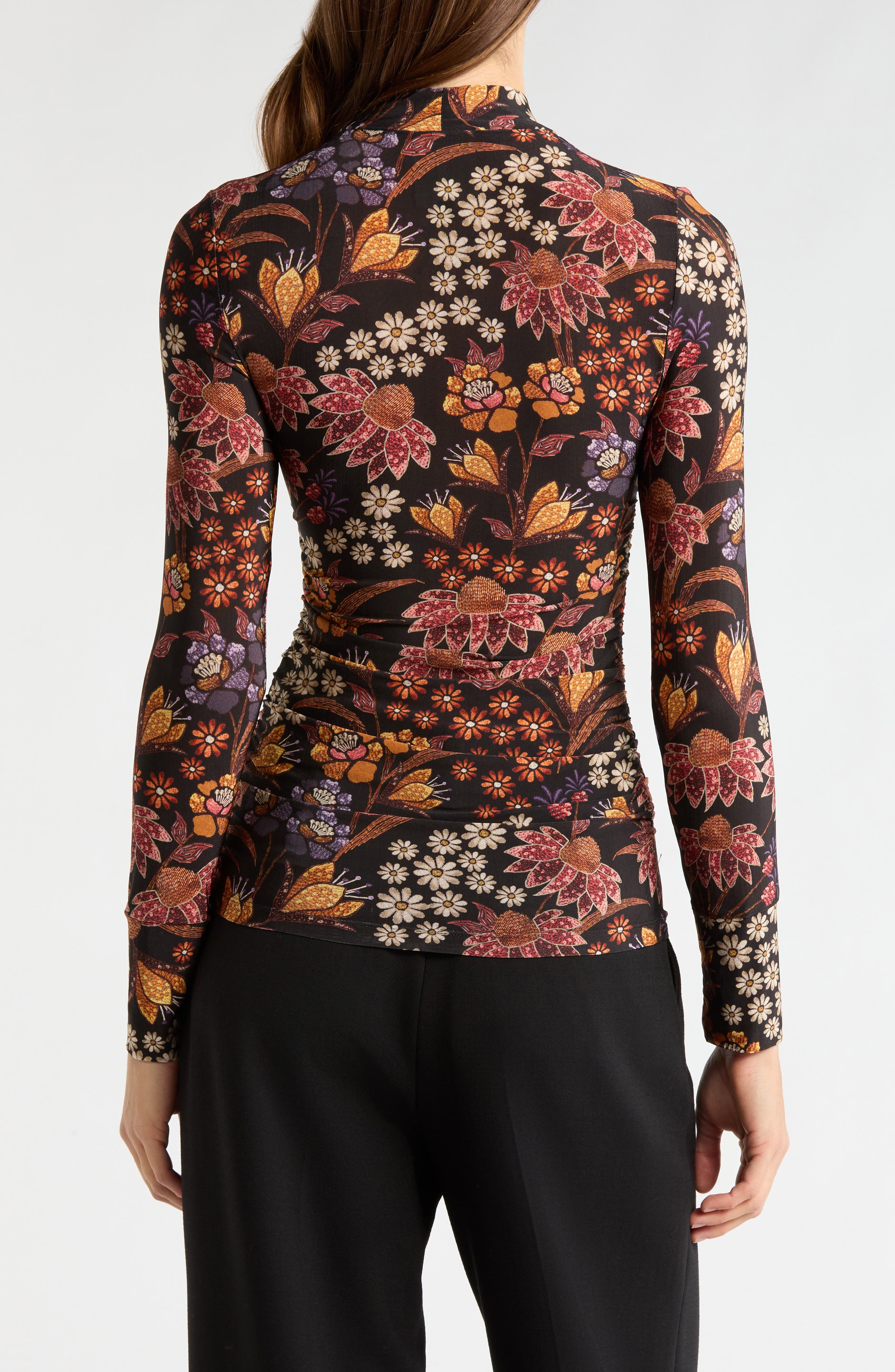 Lili Mock Neck Jersey Top - image 2