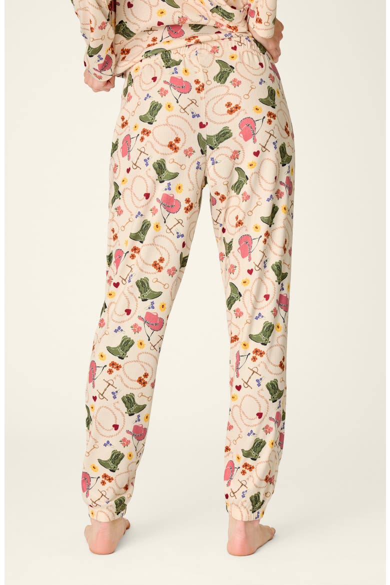Saddle Up Sleep Joggers, Alternate, color, BEIGE