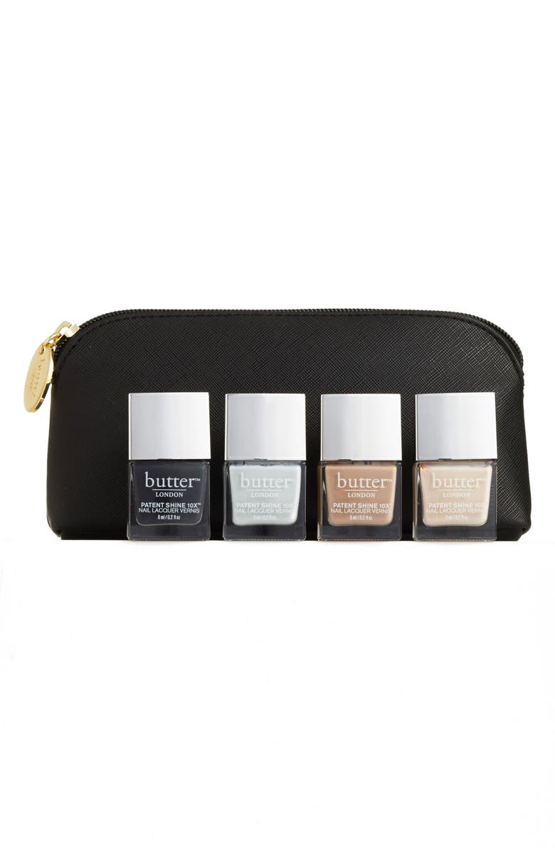 butter LONDON Cool Classics Patent Shine 10X<sup>®</sup> Nail Lacquer Set, Main, color,