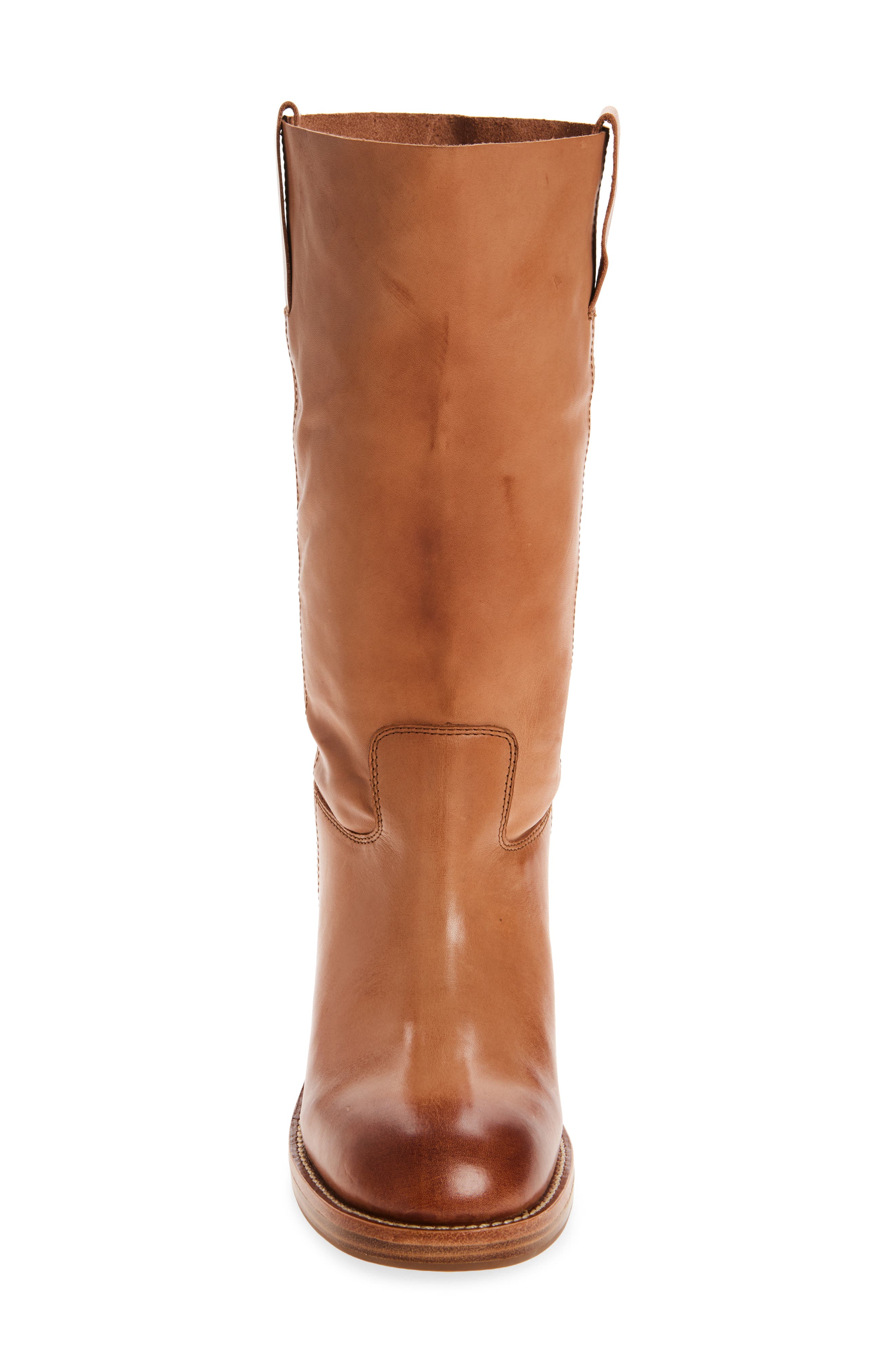 Jeffrey Campbell Camping Western Boot, Alternate, color, Natural Ruboff
