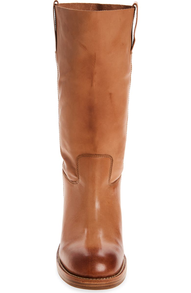Jeffrey Campbell Camping Western Boot, Alternate, color, Natural Ruboff