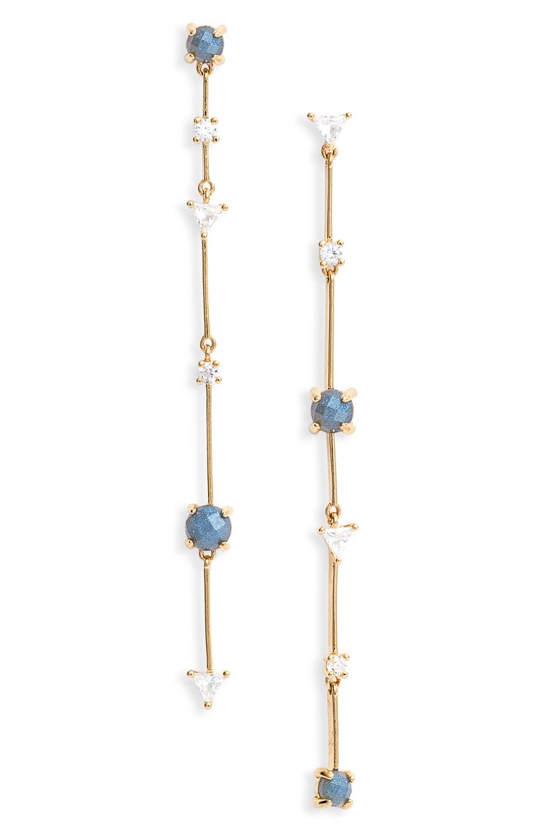 Nordstrom Mismatched Cubic Zirconia Drop Earrings, Main, color,