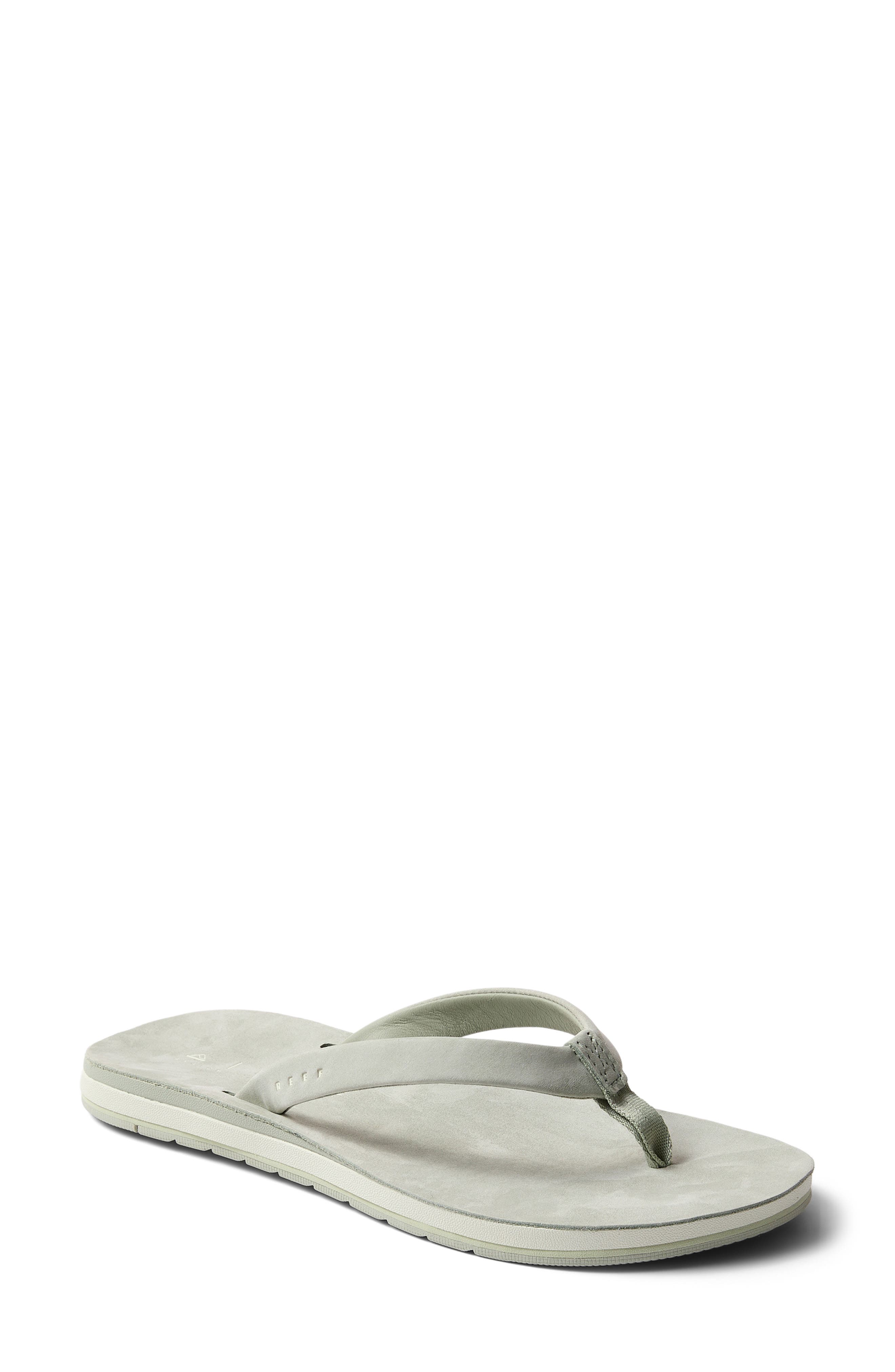 Reef Ojai Classic Slim Flip Flop, Main, color, Sage
