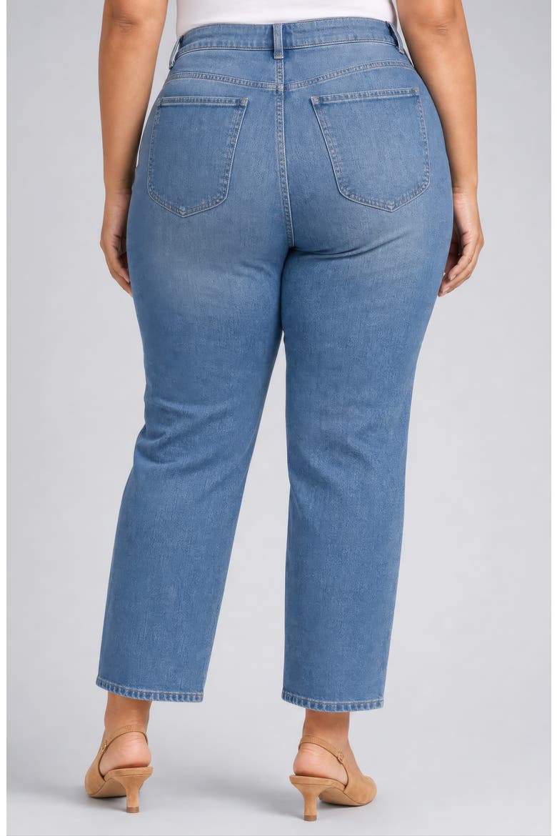 Kasey High Waist Stovepipe Straight Leg Jeans, Alternate, color, JOAQUIN