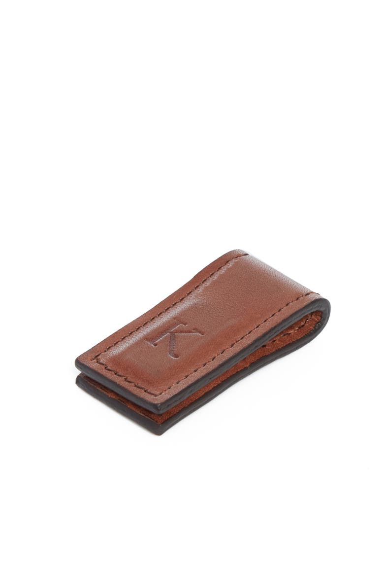 Edison Leather Cord Wrapper - Small, Alternate, color, Brown