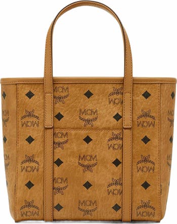 MCM ブラウンレザーショルダーバッグMini TONI トップジップショッパー MCM Mini Toni Top-Zip Shopper in Visetos | Nordstrom