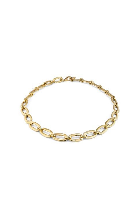 18K Gold-Plated Link Necklace