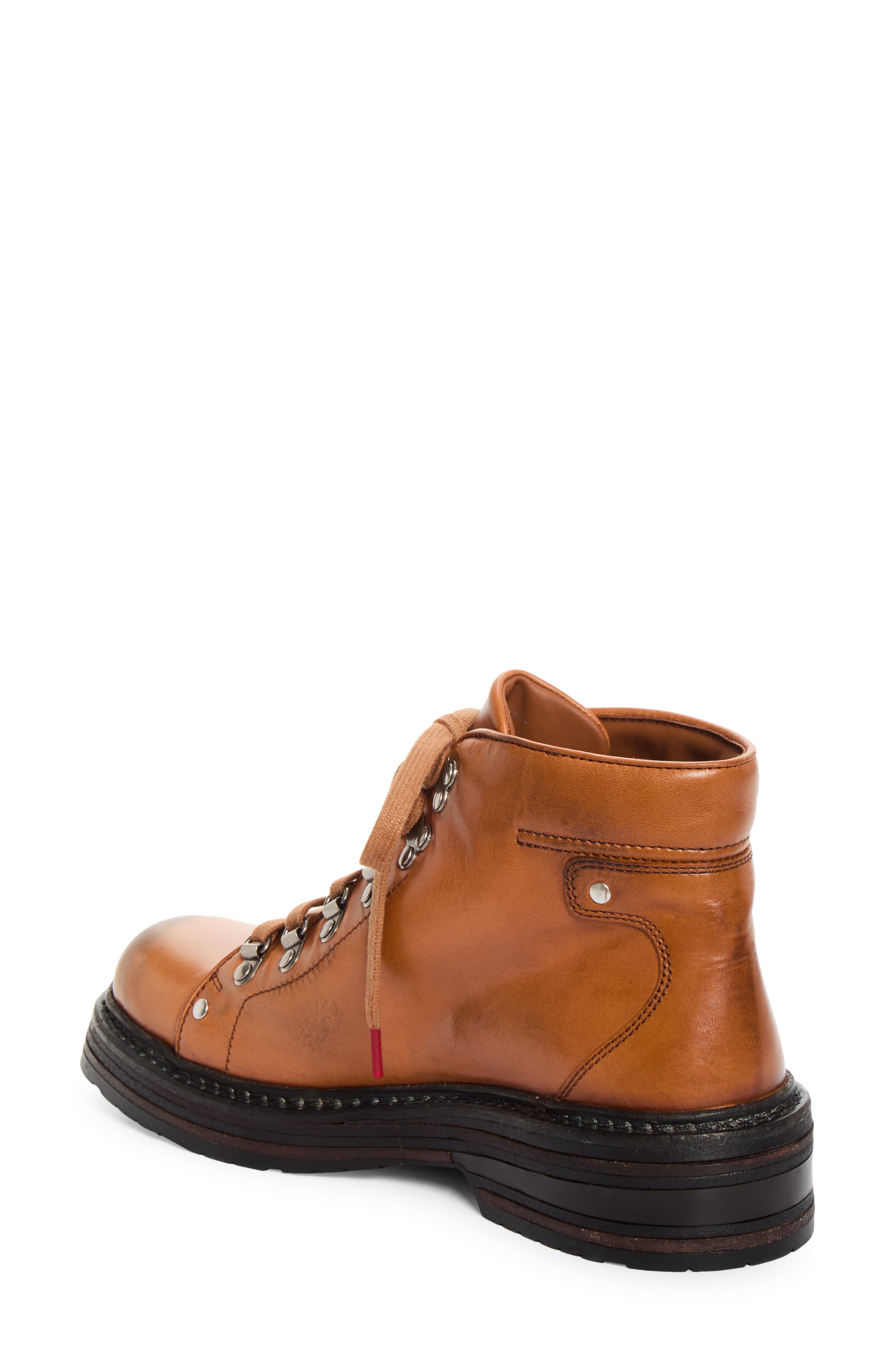 Short Hiking Boot, Alternate, color, COGNAC
