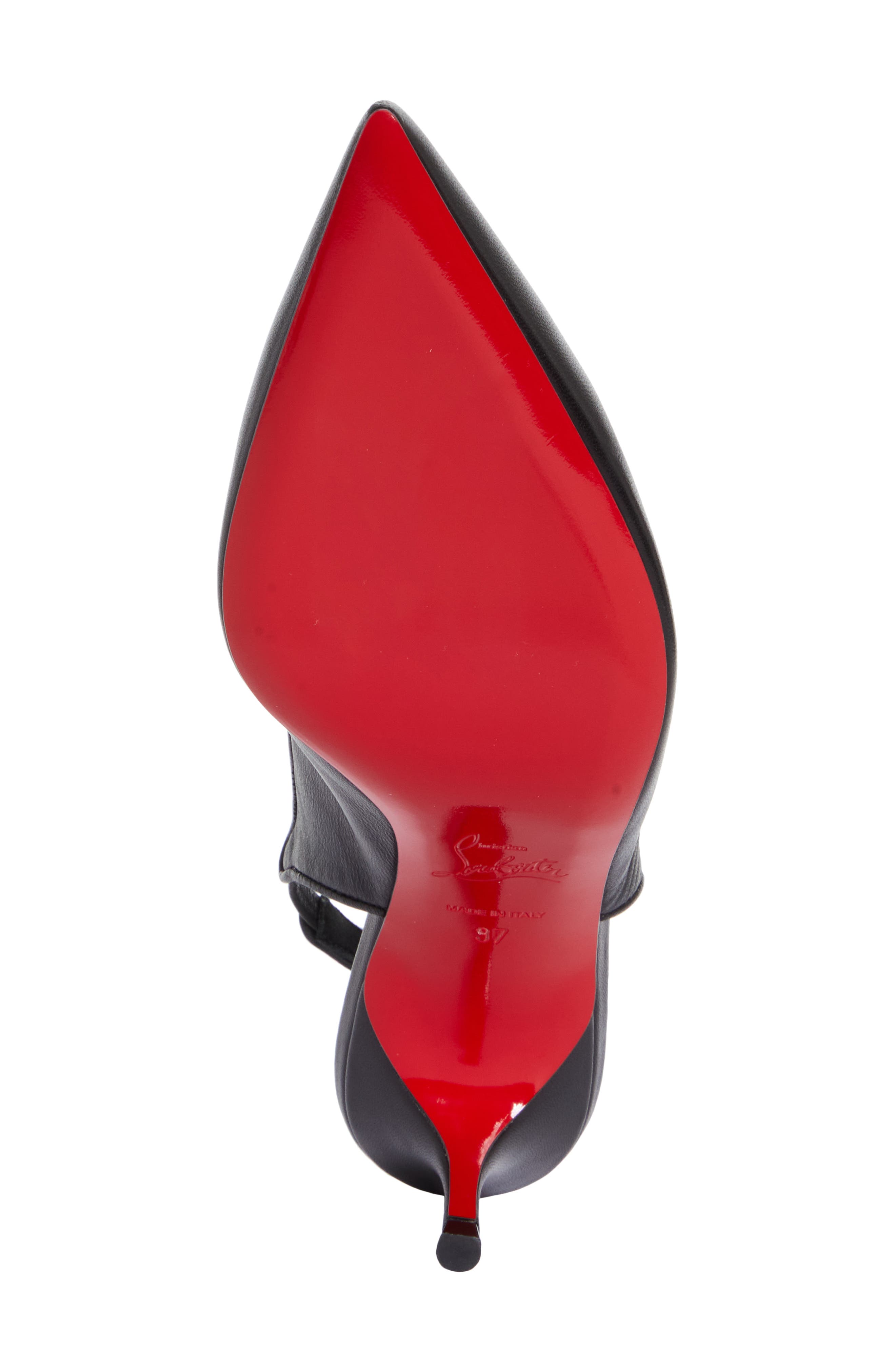 Christian Louboutin Sporty Kate Slingback Pump, Alternate, color, Black