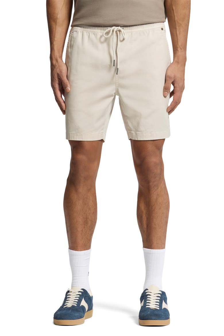 Willis Stretch Twill Drawstring Shorts, Main, color, NATURAL LINEN