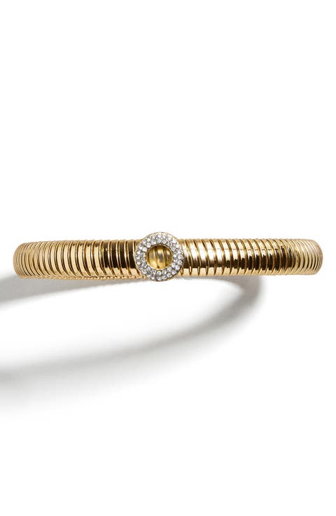 Noah Initial Coil Bracelet