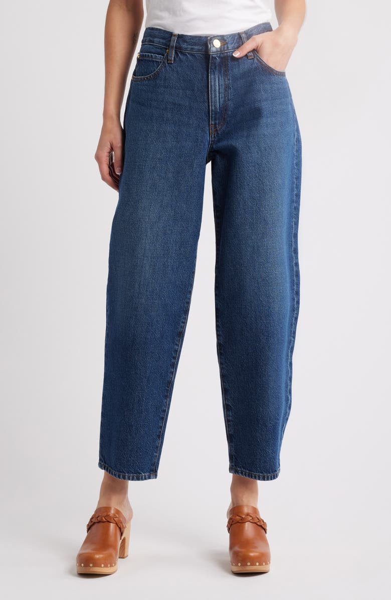 FRAME The Candle High Waist Barrel Jeans, Main, color, Hampshire