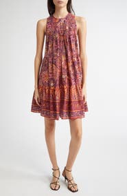 Ulla Johnson Mari Cotton Blend Trapeze Dress