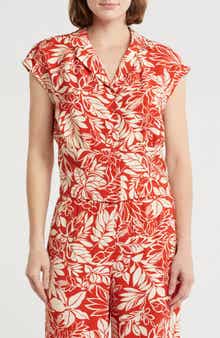 Pleione Patterned Camp Shirt