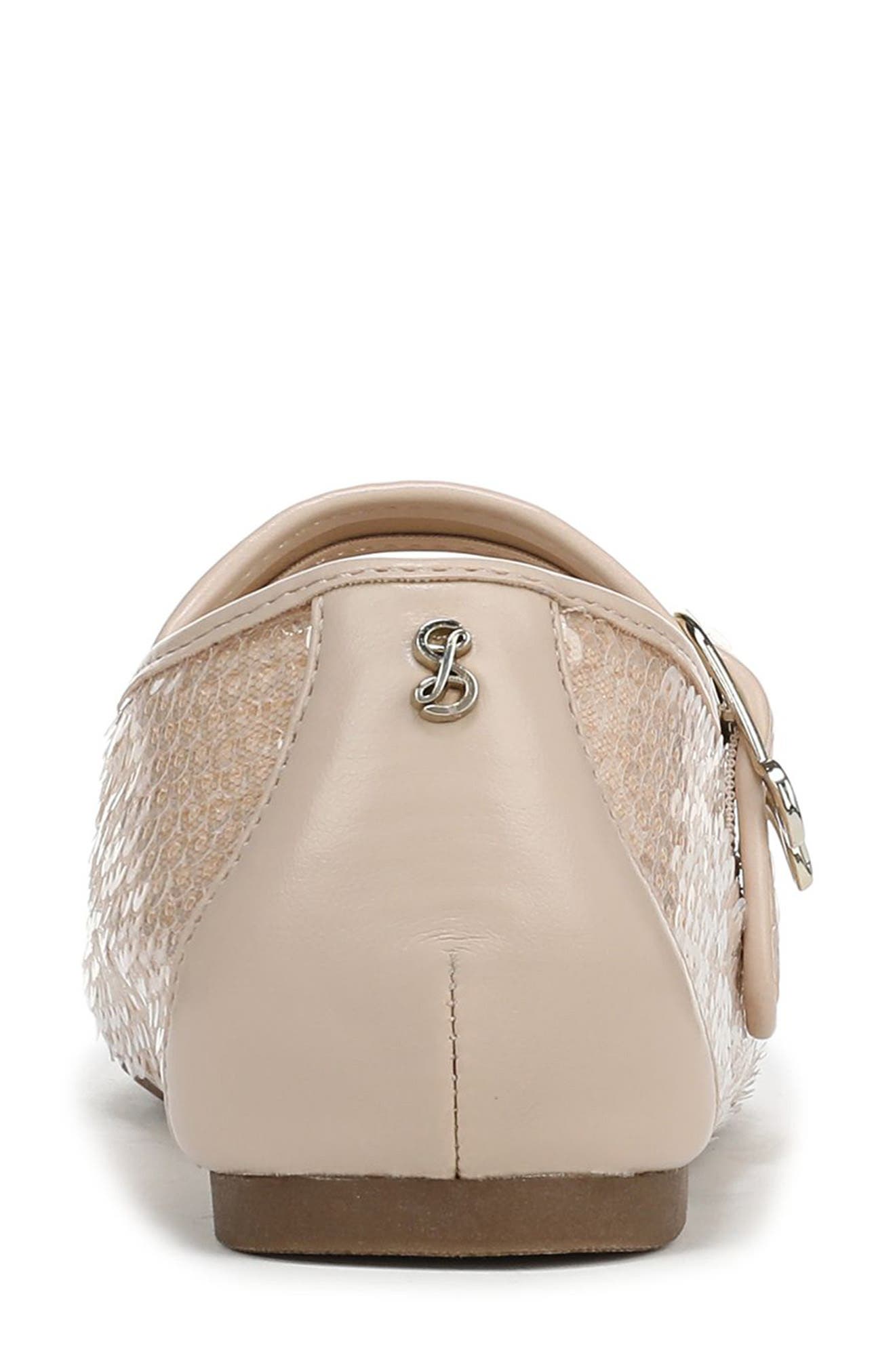 SAM & LIBBY Fredi Mary Jane Flat, Alternate, color, Crema