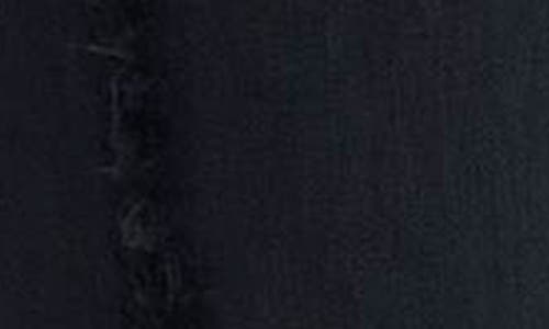 Desigual Frayed Low Rise Flare Jeans In Black