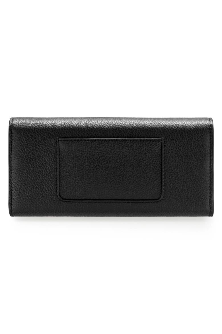Darley Leather Continental Wallet, Alternate, color, BLACK