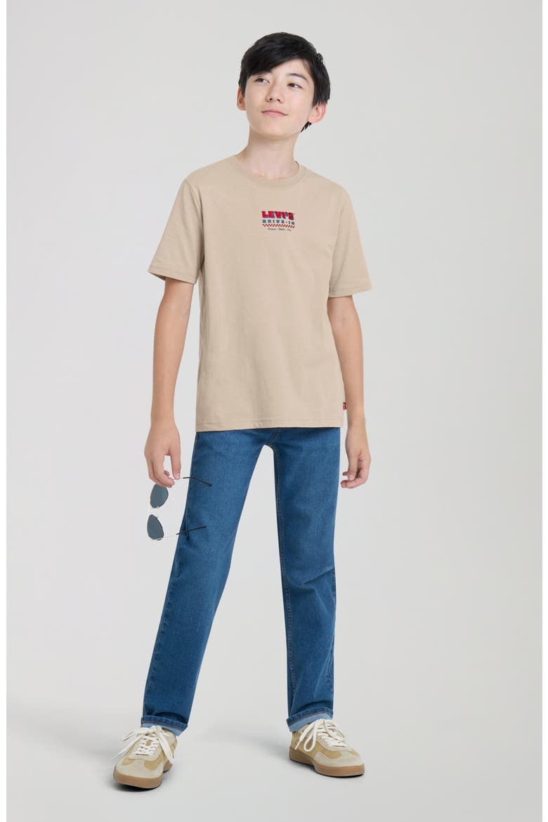 Kids' Drive-In Burger Graphic Tee, Alternate, color, FIELDS OF RYE
