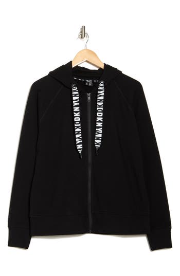 Dkny Full Zip Hoodie In Black