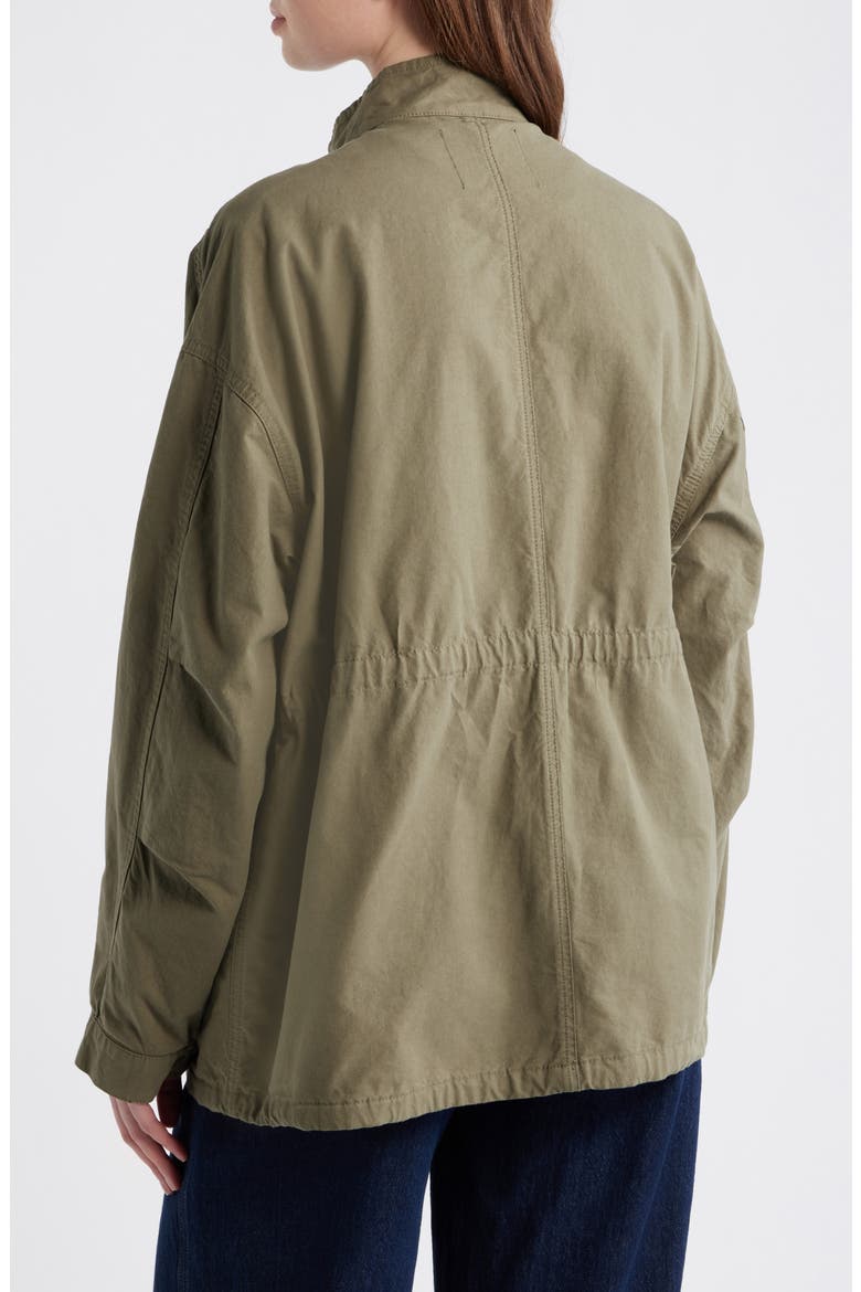 Aventura Cotton Jacket, Alternate, color, KHAKI GREEN