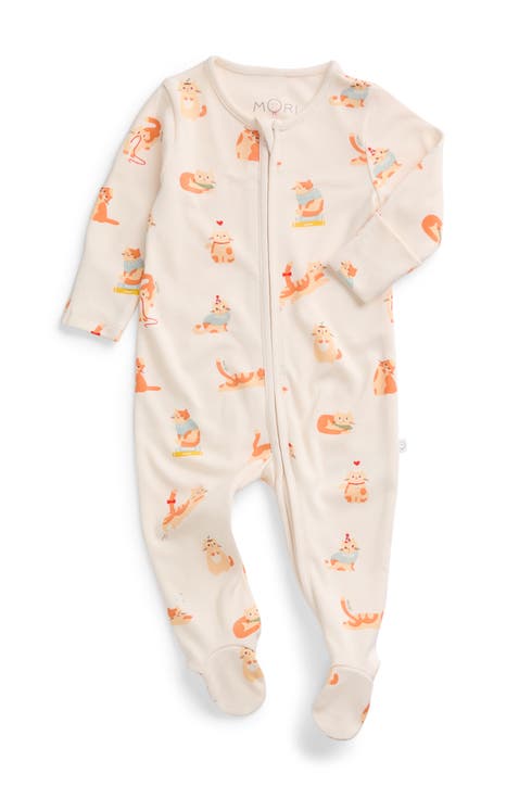 Print Two Way Zip Up Sleepsuit (Baby)