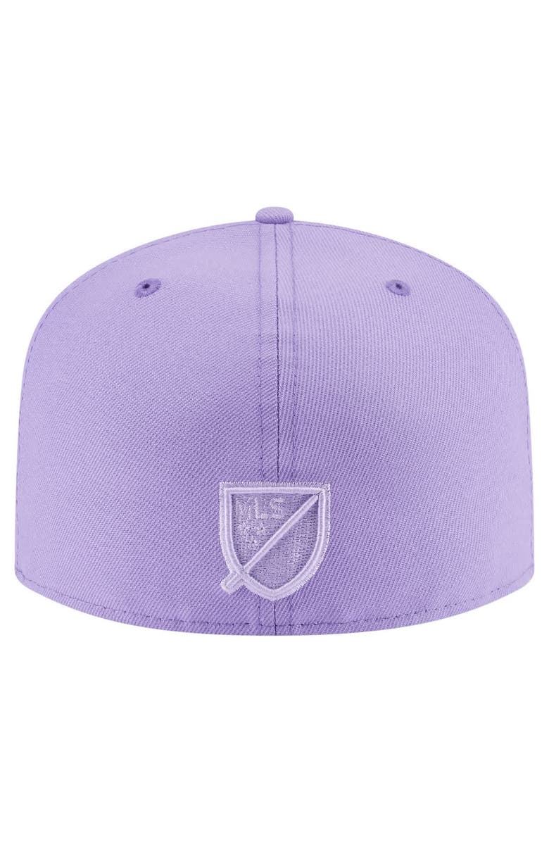 New Era Men's New Era Purple New York City FC Color Pack A-Frame 59FIFTY Fitted Hat, Alternate, color, Purple