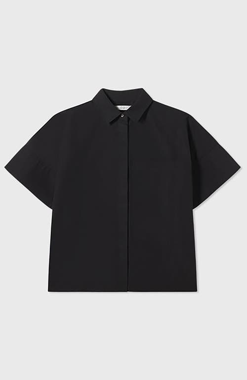 Co Boxy Short Sleeve Shirt In Black