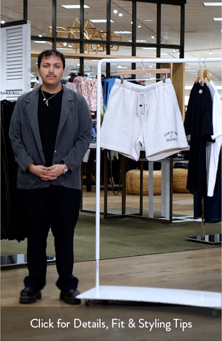 MLB Classic Fit Cotton Graphic Sweat Shorts, sales video thumbnail