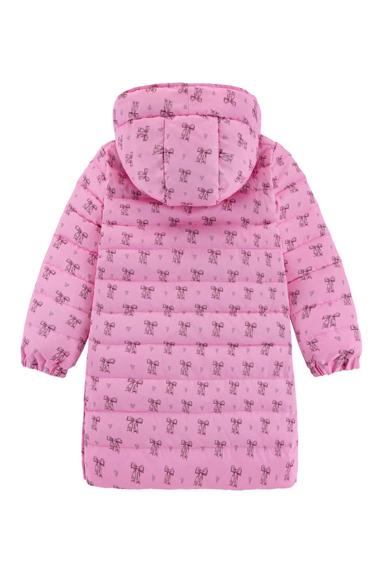 Kids' Logan Puffer Coat, Alternate, color, CANDY PINK BOW