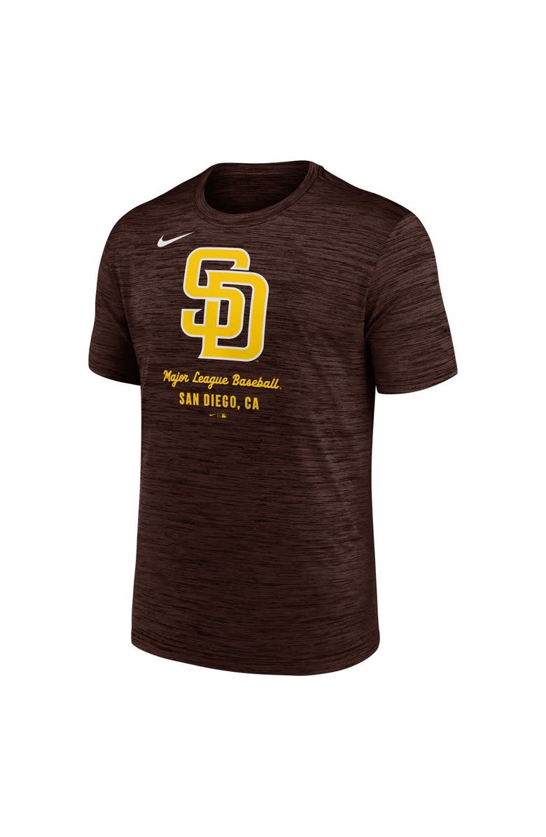 Nike Men's Nike Brown San Diego Padres Velocity Performance T-Shirt, Alternate, color, Brown