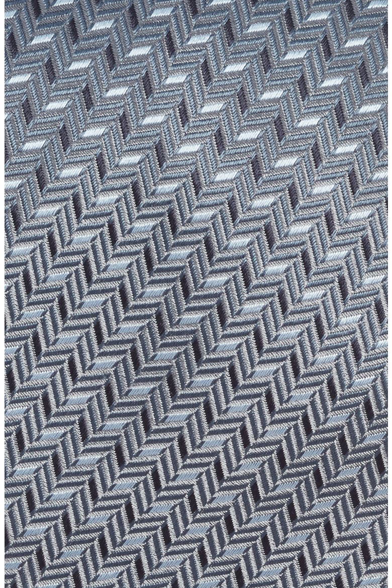 Geometric Silk Tie, Alternate, color, LIGHT BLUE
