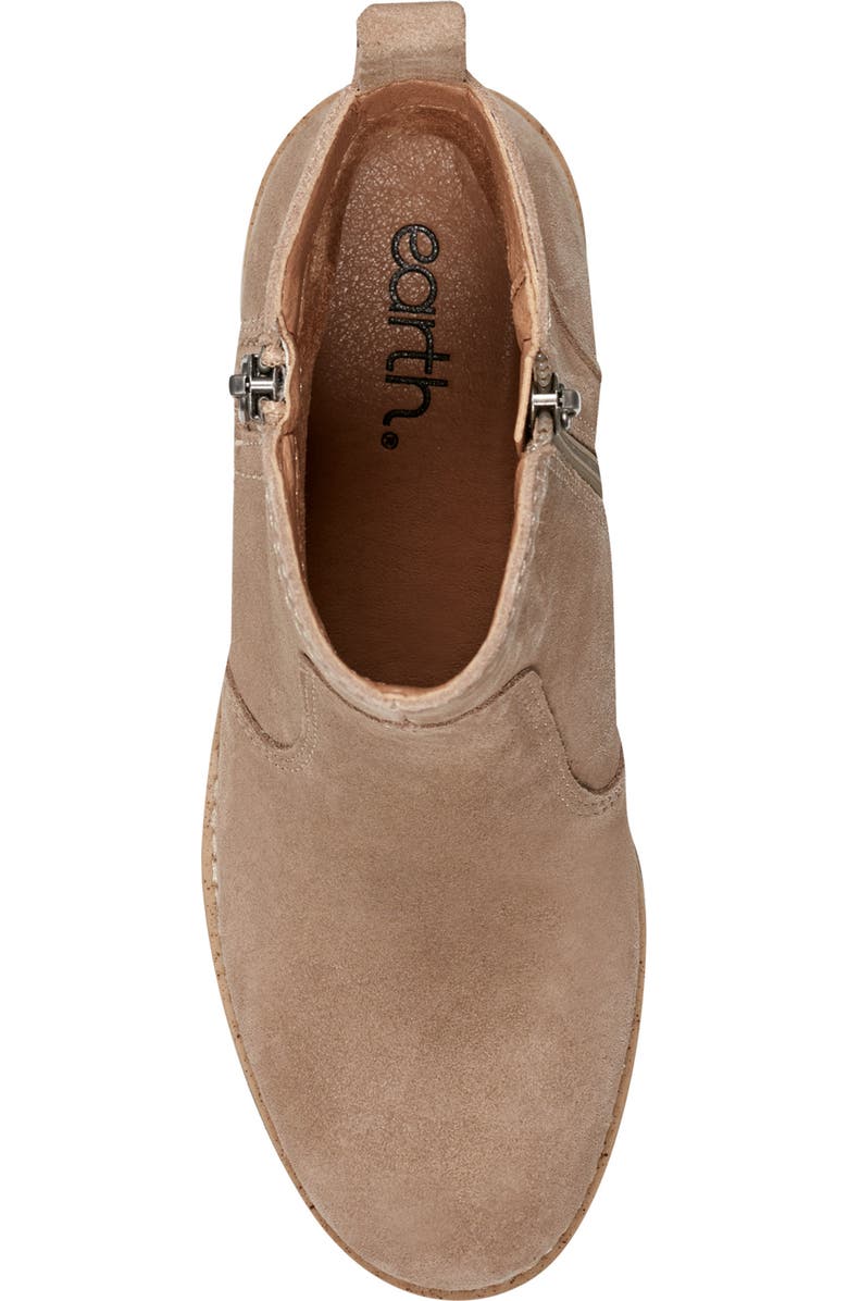 Earth<sup>®</sup> Cinto Platform Wedge Bootie, Alternate, color, Beige Suede