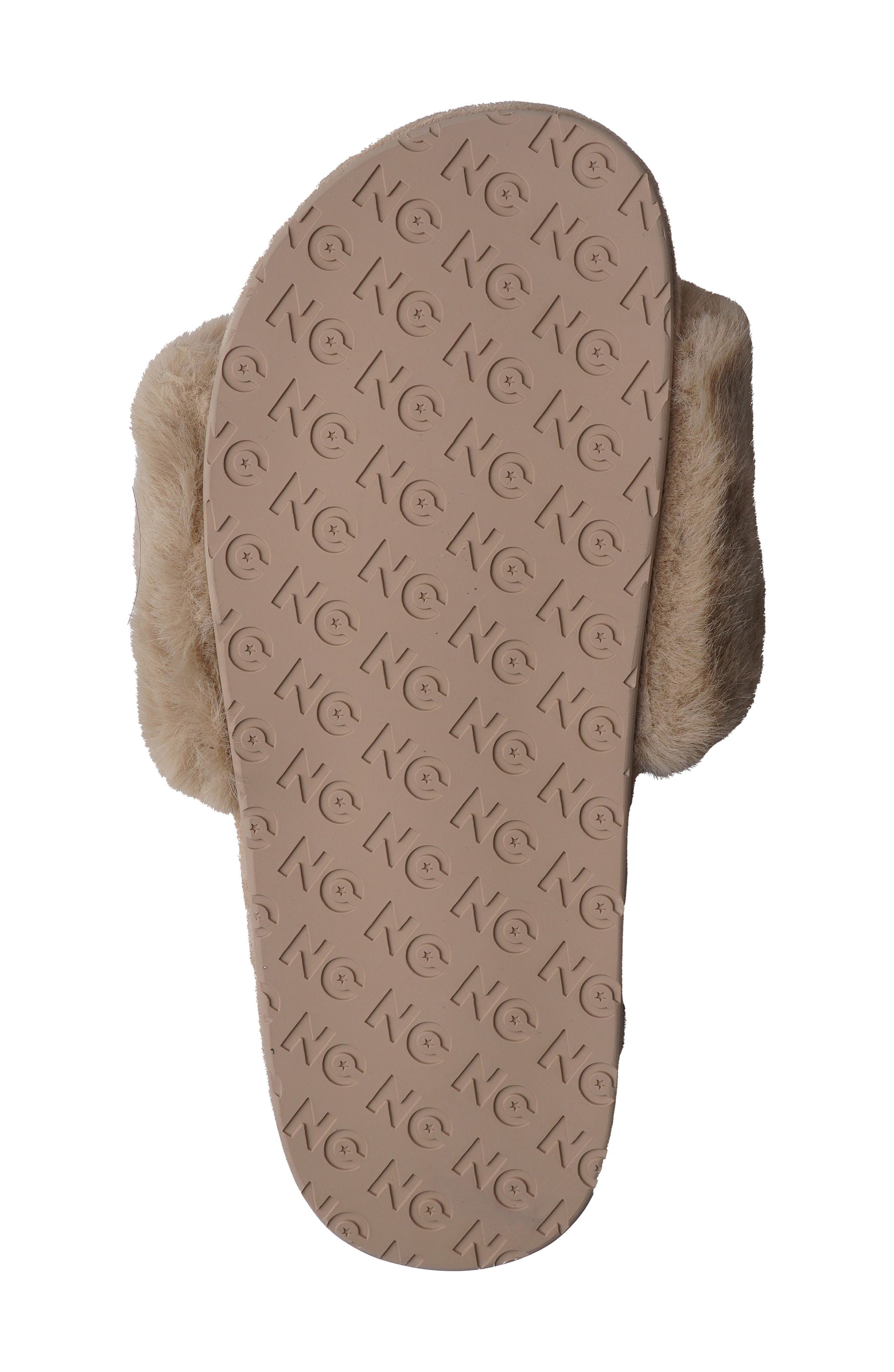 Macklin Faux Fur Slipper, Alternate, color, NATFX