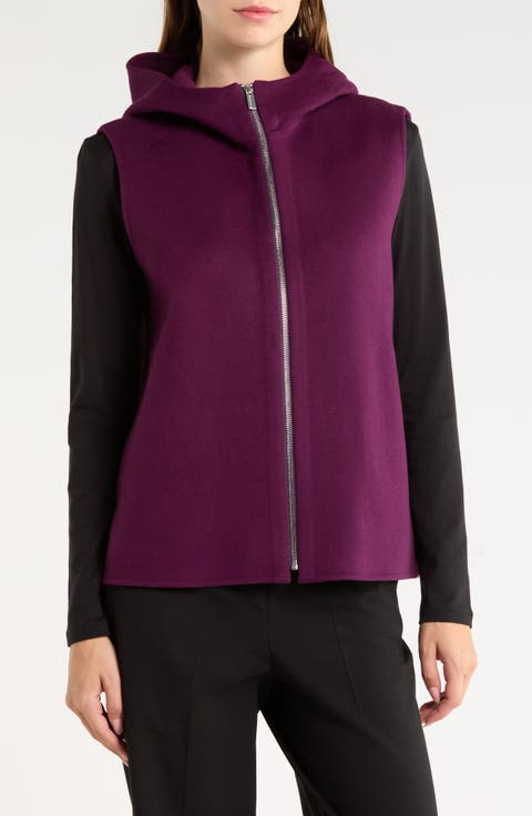 Wool & Cashmere Hooded Vest