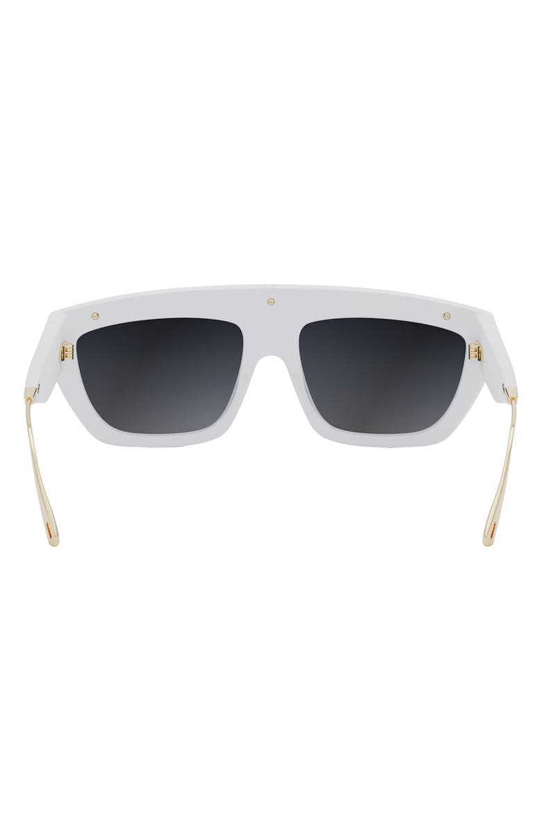 DIOR 'DiorClub M7U Mask Sunglasses, Alternate, color, White/ Other / Gradient Violet