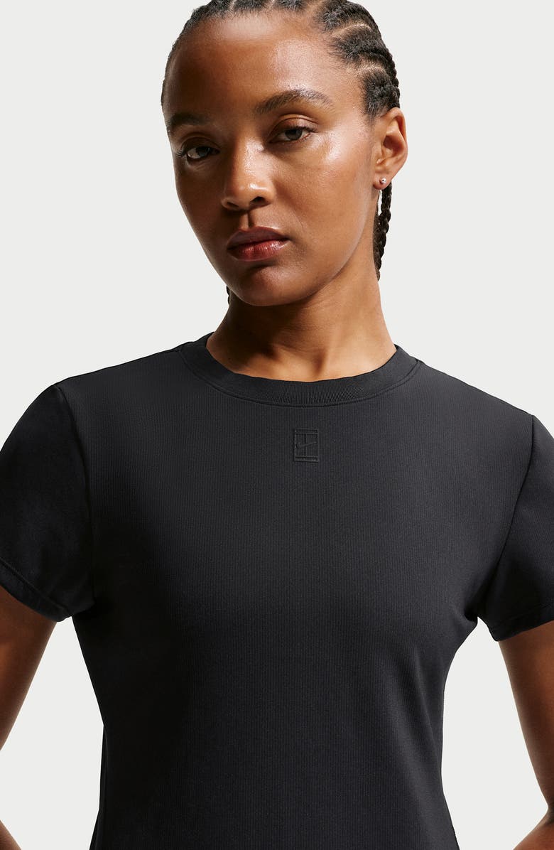 Nike Court Advantage Tennis Top, Alternate, color, Black/Black