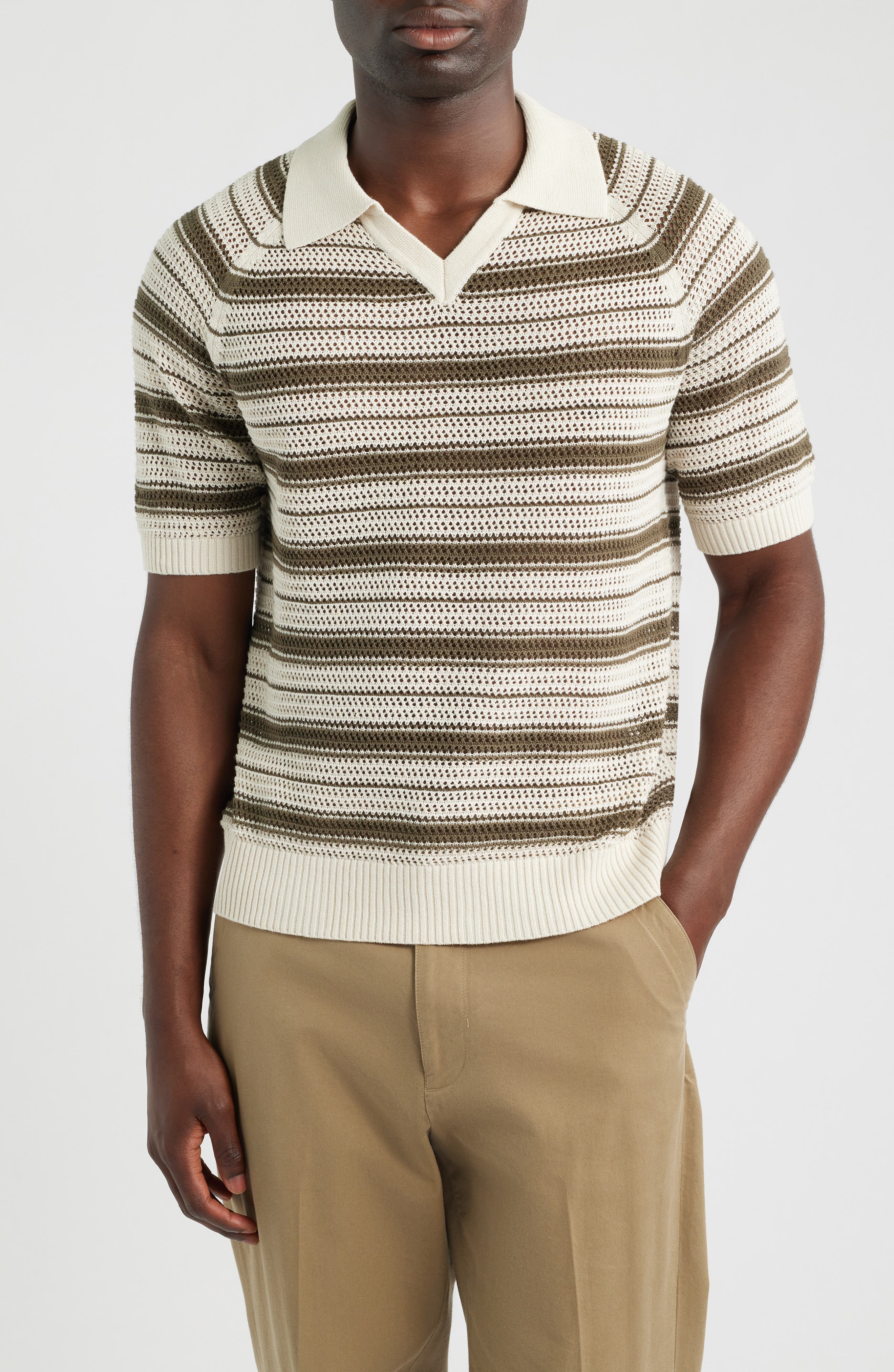 selected IVORY STRIPE