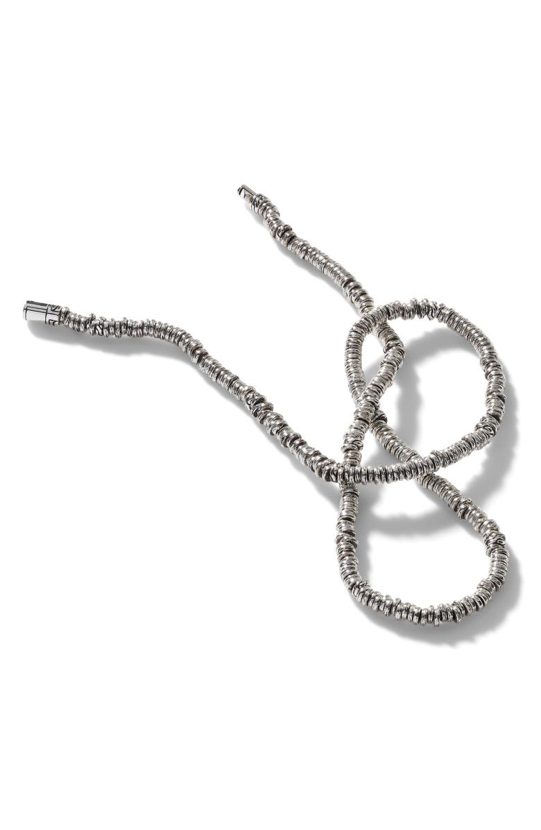 John Hardy Heishi Sterling Silver Beaded Necklace, Alternate, color,