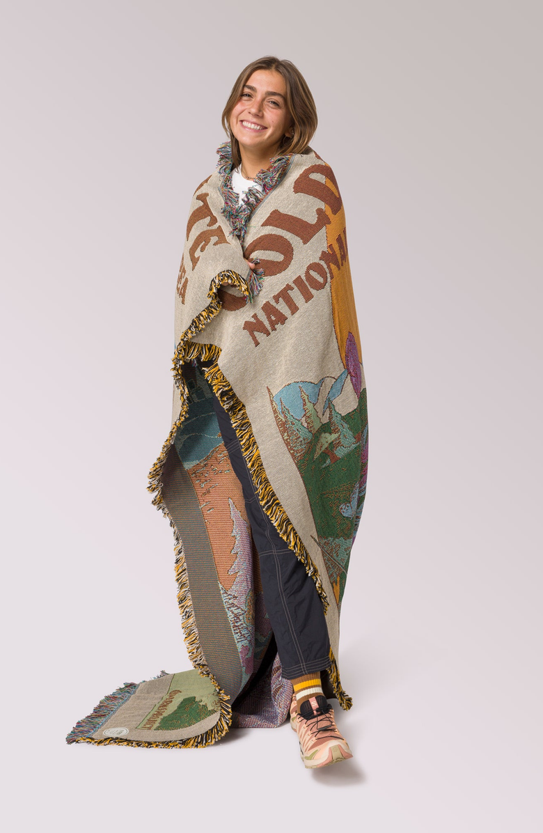 Parks Project San Francisco Woven Blanket, Alternate, color, Multi