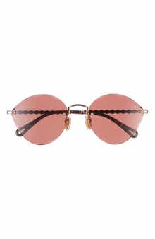 Chloé 58mm Novelty Round Sunglasses