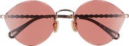Chloé 58mm Novelty Round Sunglasses