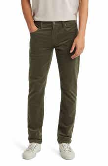 PAIGE Federal Corduroy Slim Straight Leg Pants