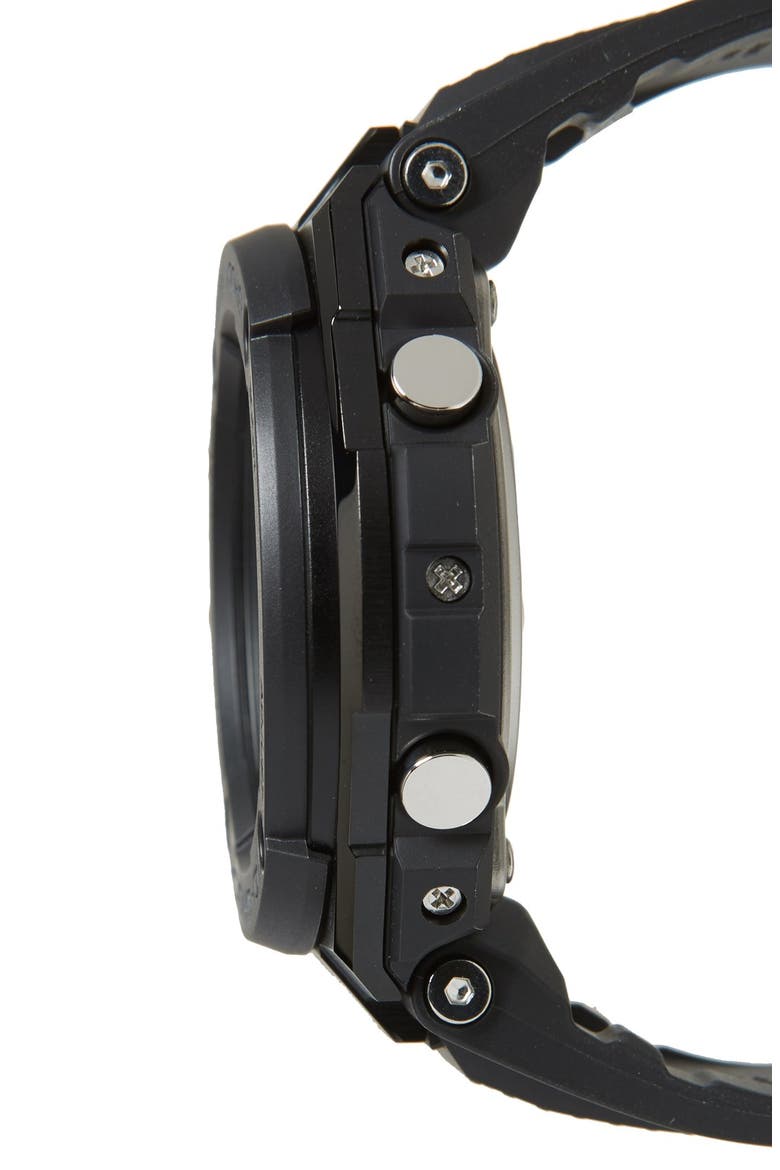 Ana-Digi Solar Watch, 46mm, Alternate, color, BLACK