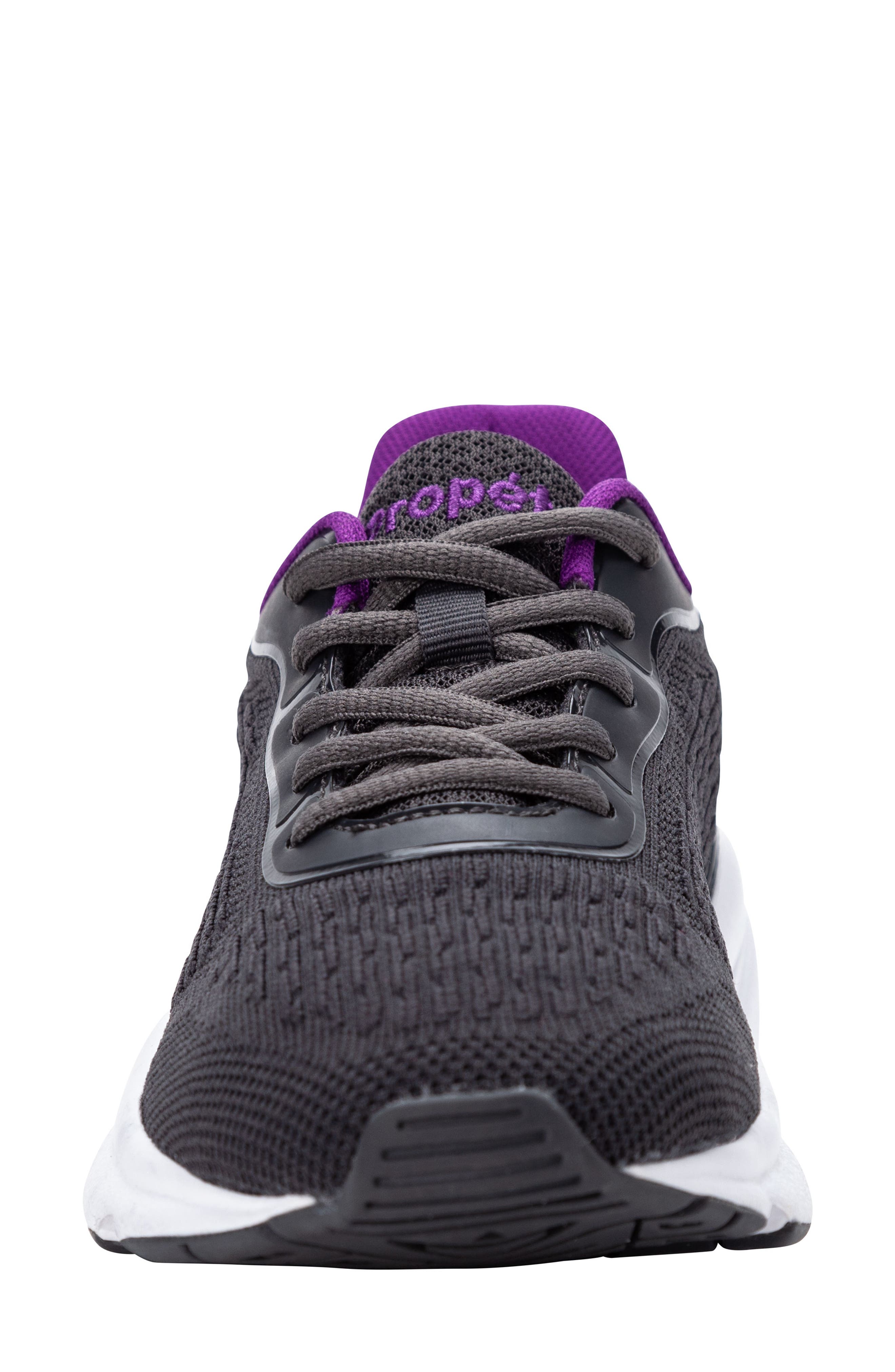 Propét Stability Strive Sneaker, Alternate, color, Grey/ Purple Fabric