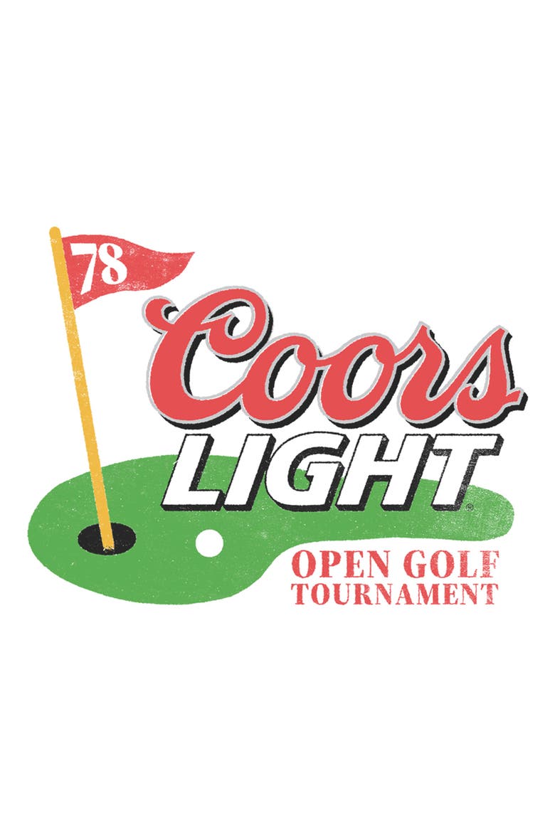 Men's Coors Brewing Company Open Golf Tournament  Graphic T-Shirt, Alternate, color, White