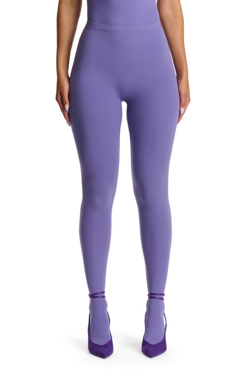 Naked Wardrobe Closed Toe Leggings In Purple